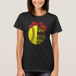 Camiseta Mãe de Softball Meninas de Pitcher