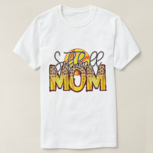 Camiseta Mãe de Softbol Branco