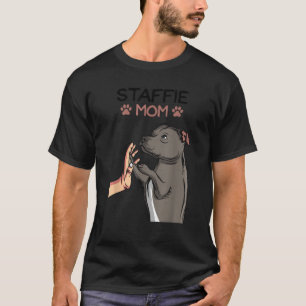 Camiseta Mãe de Staffordshire Bull Terrier Staffie Homens M