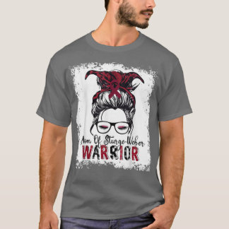 Camiseta Mãe De Sturge-Weber Warrior Shirt Burgundy