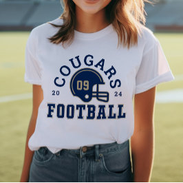 Camiseta Mãe de time de futebol personalizado da Varsity Na