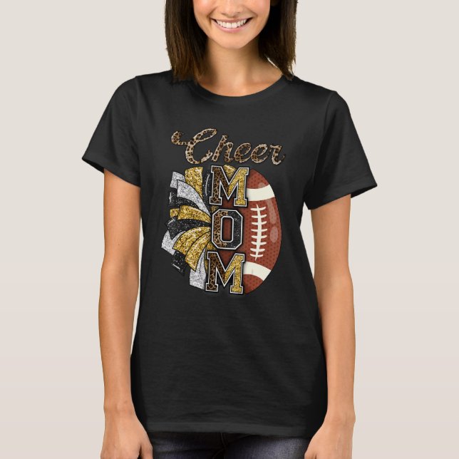 Camiseta Mãe de Torcida de Futebol Leopardo Esportes  Jogad (Frente)