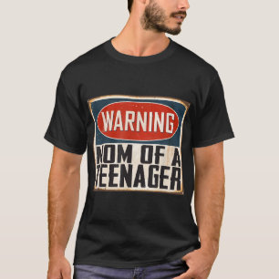 Camiseta Mãe de um 13 de Adolescente Oficial de Combinação 