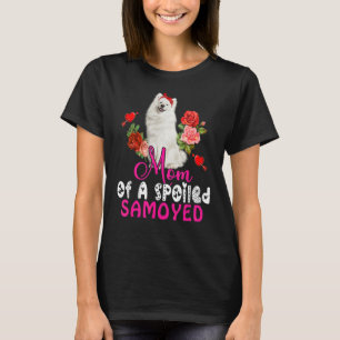 Camiseta Mãe De Um Arco De Cachorro Samoiado E Samoiado