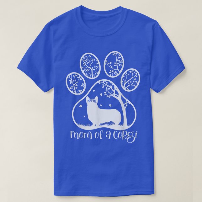 Camiseta Mãe De Um Corgi, Cachorro Engraçado (Frente do Design)
