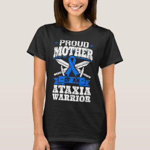 Camiseta Mãe De Um Guerreiro Ataxia Friso De Consciência Dy