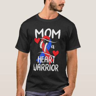Camiseta Mãe De Um Guerreiro Cardíaco Sensibilização Infant