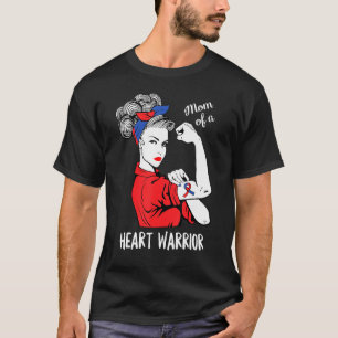 Camiseta Mãe De Um Guerreiro Cardíaco Sensibilização Para A