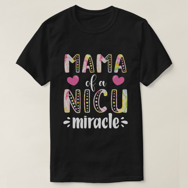 Camiseta Mãe De Um Nicu, Preemie Mãe, Ninho (Frente do Design)