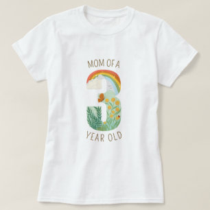 Camiseta Mãe de um touro natural de três anos