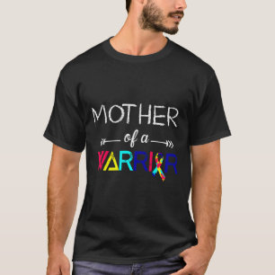 Camiseta Mãe De Uma Consciência Do Autismo Guerreiro