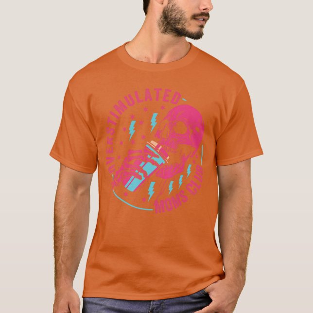 Camiseta Mãe de Vida Engraçada Parentalidade Orgulhosa Mãe  (Frente)