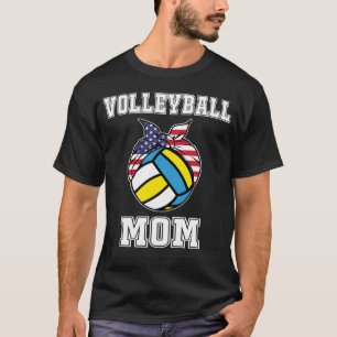 Camiseta Mãe de vôlei feminina no topo para mães de ventre