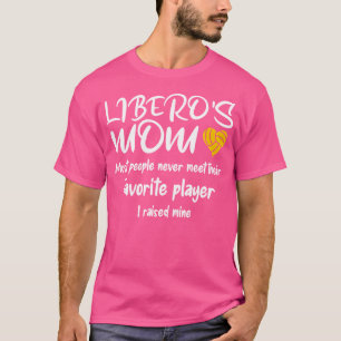 Camiseta Mãe de Volei Libero Para Mulheres