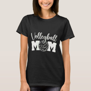 Camiseta Mãe de vôlei vida de mãe fofa treino de vôleiVo