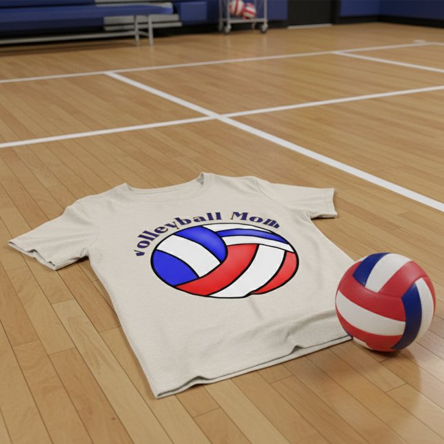 Camiseta Mãe de Voleibol (Criador carregado)
