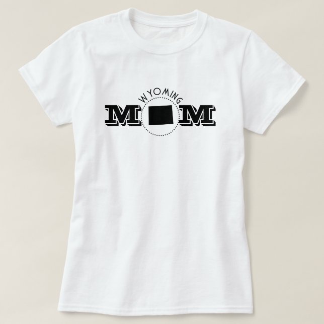 Camiseta Mãe de Wyoming  (Frente do Design)