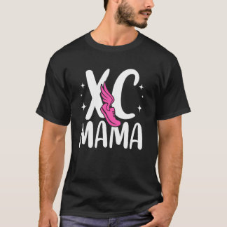 Camiseta Mãe de XC Mãe de corrida cross country de um corre