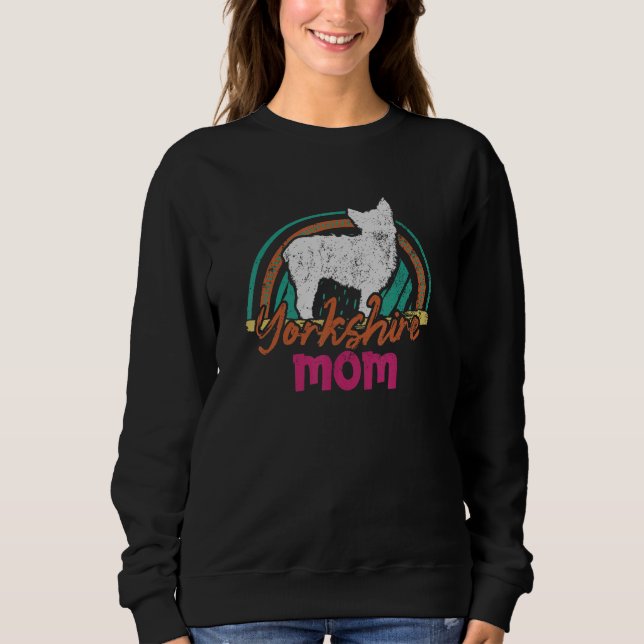 Camiseta Mãe de Yorkshire   Cachorro de Yorkshire (Frente)