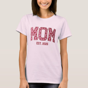 Camiseta Mãe Desde 2026 Personalizado Dia das Mães 