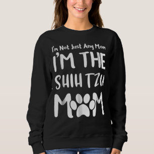 Camiseta Mãe Dia A Mamãe Shih Tzu Mãe Bonita