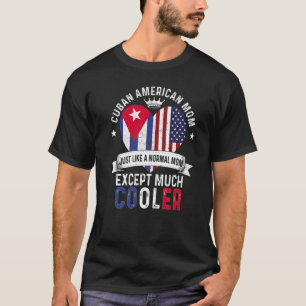 Camiseta Mãe Dia de as mães americana cubana Mama Country F