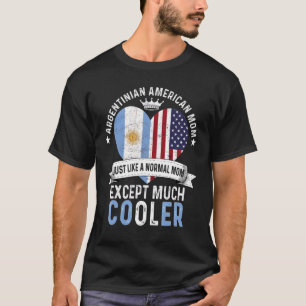 Camiseta Mãe Dia de as mães argentina americana Mama Argent