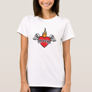 Camiseta Mãe Dia de as mães com asas