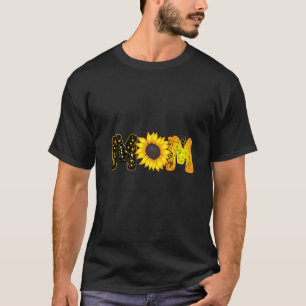 Camiseta Mãe Dia de as mães da Família de Blusa Sunflower
