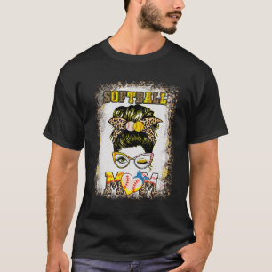 Camiseta Mãe Dia de as mães de Beball Women Softball Mama