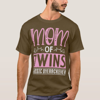 Camiseta Mãe Dia de as mães Engraçado Pais Gêmeos