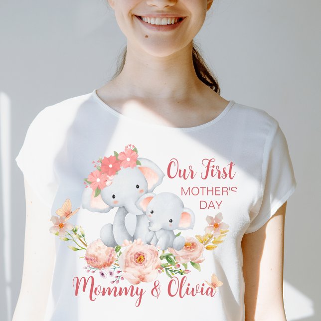 Camiseta Mãe-Dia de as mães Personalizada (Criador carregado)