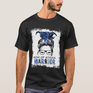 Camiseta Mãe Divertida de Guerreiro com Ataxia