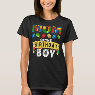 Camiseta Mãe do aniversariante Building Blocks Master Bui