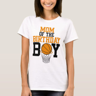 Camiseta Mãe Do Aniversário Da Família Sketll Do Aniversári