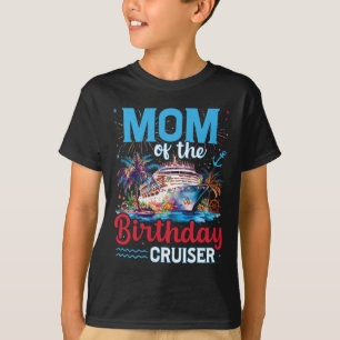 Camiseta Mãe Do Aniversário Do Cruzeiro Engraçado De Aniver