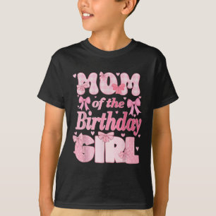 Camiseta Mãe Do Arco De Coquetes Rosa Da Família Birthday G
