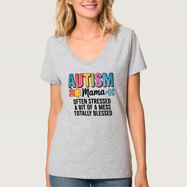 Camiseta Mãe do Autista (Frente)