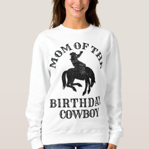 Camiseta Mãe do Birthday Cowboy - Partido Rodeo Ocidental M