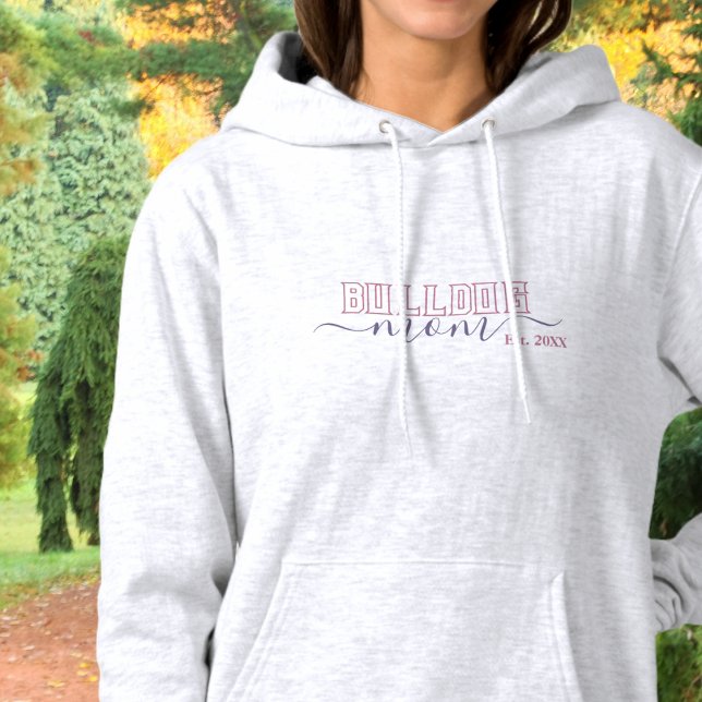 Camiseta Mãe do Buldogue Inglês com Ano (Criador carregado)