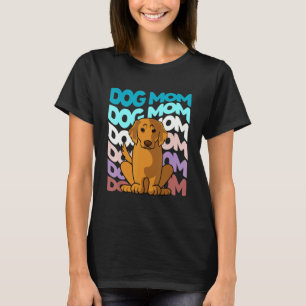 Camiseta Mãe do Cão Golden Retriever Legal Retro Vintage Do