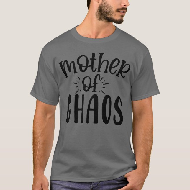 Camiseta mãe do caos 80s amiga (Frente)