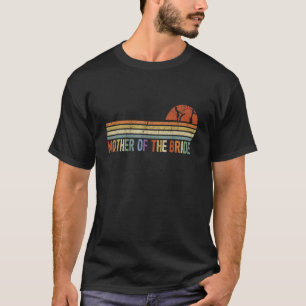 Camiseta Mãe do Casamento da Noiva Mãe Retro vin