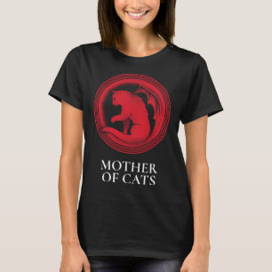 Camiseta Mãe do Cats Red Melhor Dia de as mães Mãe 2021