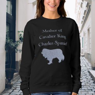 Camiseta Mãe Do Cavaleiro Rei Charles Spaniel Silver