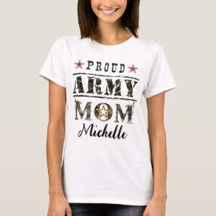 Camiseta Mãe do exército orgulhoso
