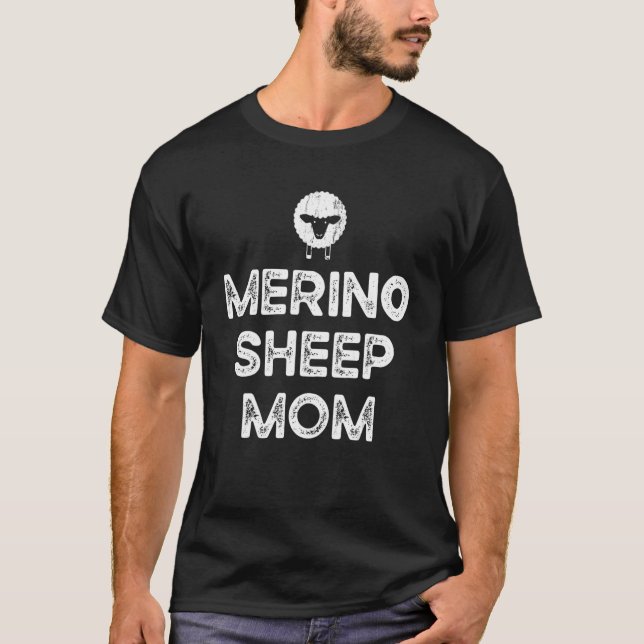 Camiseta Mãe do fazendeiro de ovelhas - Reprodutor de carne (Frente)