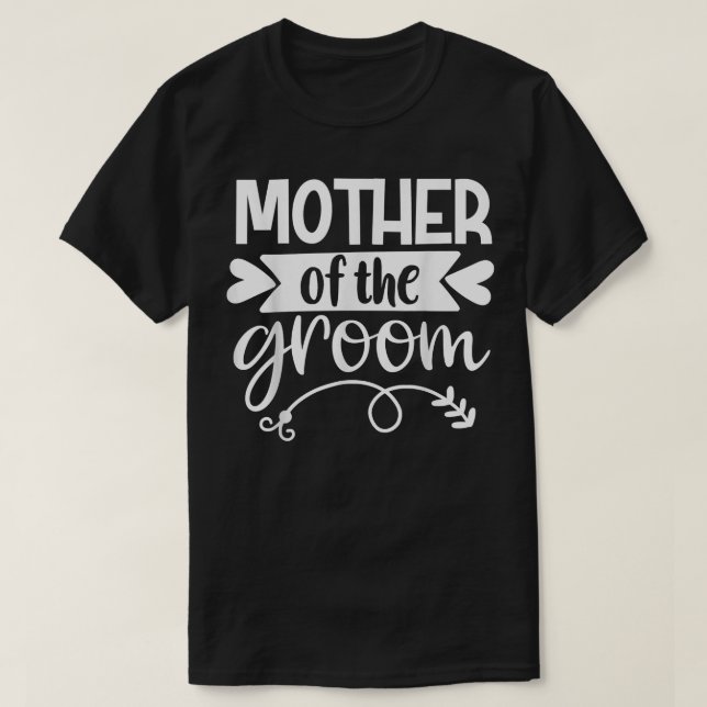Camiseta Mãe Do Filho Da Noiva Que Corresponde A Casamentos (Frente do Design)