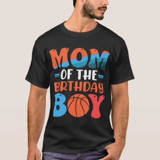 Camiseta Mãe Do Garoto De Aniversário - Aniversário De Basq