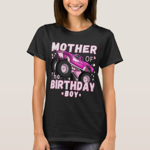 Camiseta Mãe do garoto de aniversário Legal Motores monstro